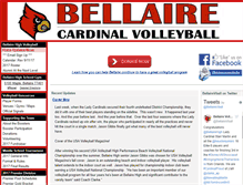 Tablet Screenshot of bellairevolleyball.com